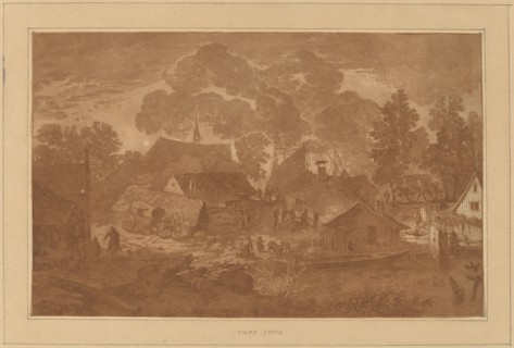 Village with Pond, c. 1782.