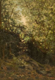 Night Through Forest, 1889.