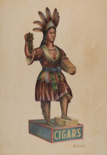 Cigar Store Indian, c. 1938.
