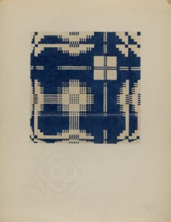 Handspun Bedspread, c. 1937.