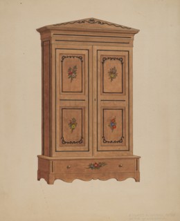 Painted Wardrobe, 1935/1942.