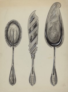 Silver Serving Set, c. 1936.