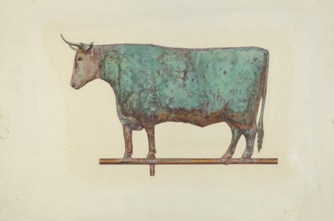 Steer Weather Vane, c. 1941.