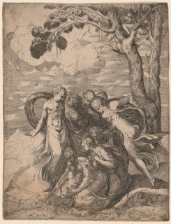 The Finding of Moses, 1540s.