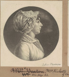 Mary Barr Ricketts, c. 1805.