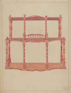 Brick-a-brack Shelf, c. 1936.