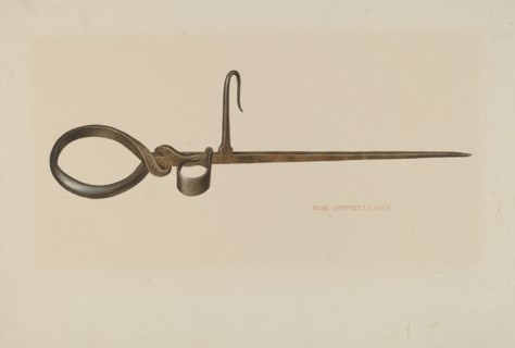 Miner's Candlestick, c. 1940.