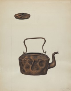 Copper Tea Kettle, 1935/1942.