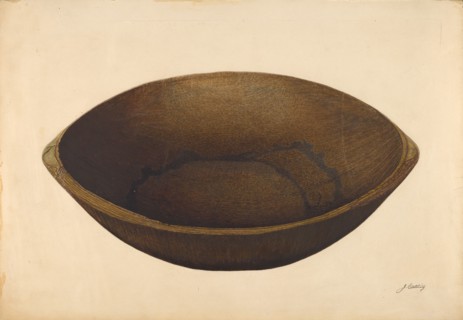 Maple Mixing Bowl, 1935/1942.