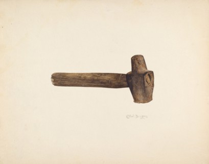 Blacksmith's Hammer, c. 1940.