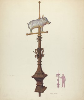 Weather Vane Finial, c. 1941.