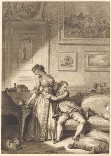 A femme avare, galant escroc.