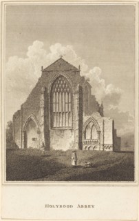 Holyrood Abbey, 19th century.