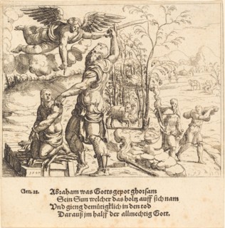 The Sacrifice of Isaac, 1547.