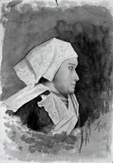 Brittany Peasant Woman, 1884.