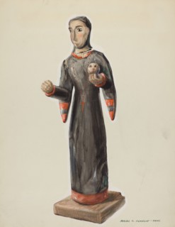 Santa Rita - (Bulto), c. 1938.
