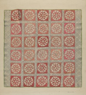 Quilt (Crib Quilt), 1935/1942.