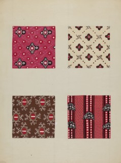 Materials from Quilt, c. 1937.
