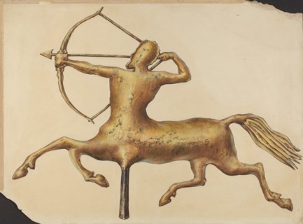 Centaur Weather Vane, c. 1938.