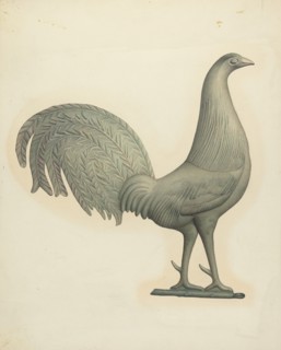 Rooster Weather Vane, c. 1945.