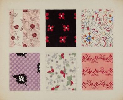 Materials from Quilt, c. 1937.