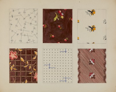 Materials from Quilt, c. 1937.