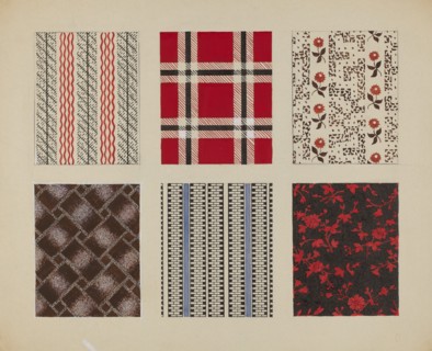 Materials from Quilt, c. 1937.