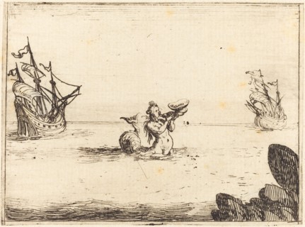 Siren between Two Ships, 1628.