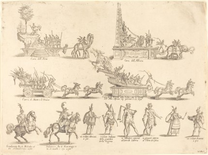 Floats and Participants, 1616.