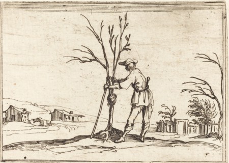 Gardener Pruning a Tree, 1628.