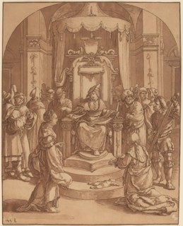 The Judgment of Solomon, 1782.