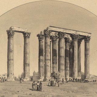 Temple of Olympian Zeus, 1890.