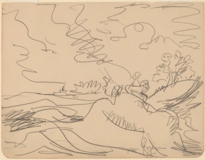 Landscape in the Taunus, 1916.