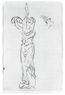 Nymph With Bittern, 1875-1876.