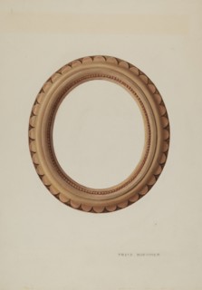 Pottery Picture Frame, c. 1939.