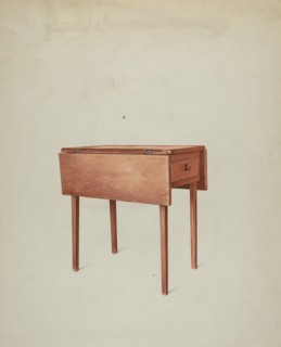 Shaker Sewing Table, 1935/1942.