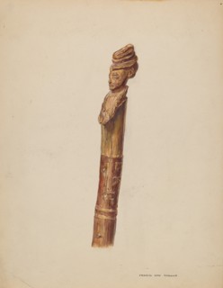 Cane Head or Handle, 1935/1942.