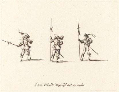 Drill with Halberds, 1634/1635.