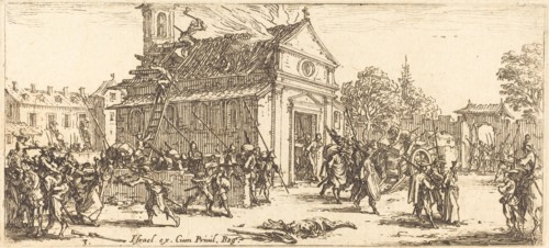 Pillaging a Monastery, c. 1633.