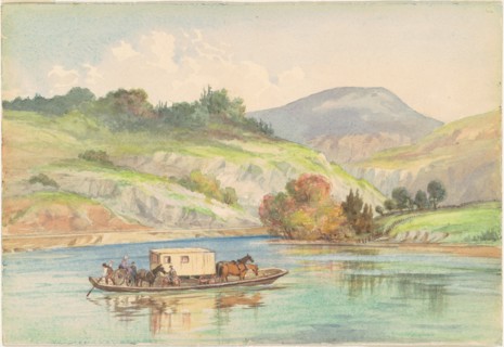 Crossing the James River, 1878.