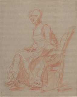 Seated Woman, possibly c. 1740.