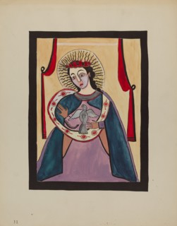 Retabla of Holy Ghost, c. 1936.