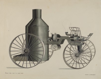 Iron Steam Fire Engine, c. 1936.