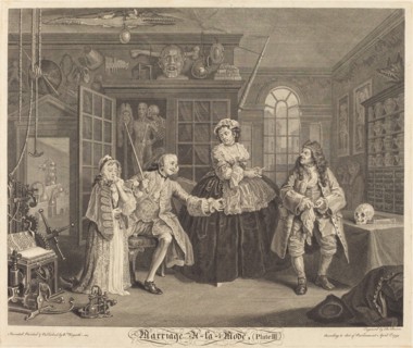 Marriage a la Mode: pl. 3, 1745.