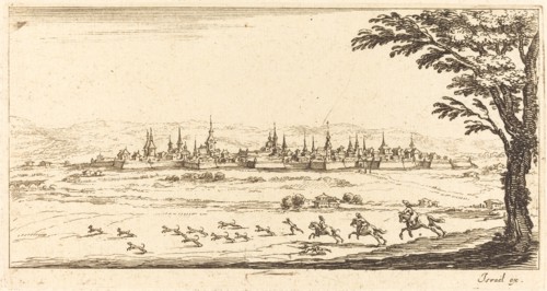 View of Nancy, in or after 1635.