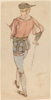 Study after Old Master, c. 1858.