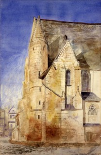 Old Church, Tours, France, 1880.