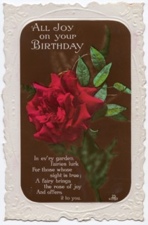 All Joy on your Birthday, 1930s.