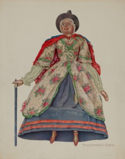 Mother Goose marionette, c. 1939.