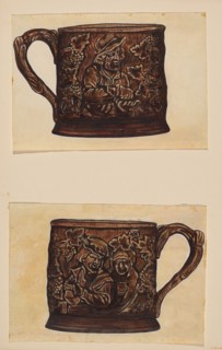 Toby Mug Set (2 pieces), c. 1936.